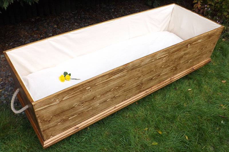 Beautifully Hand Built 100% Environmentally Friendly Coffins